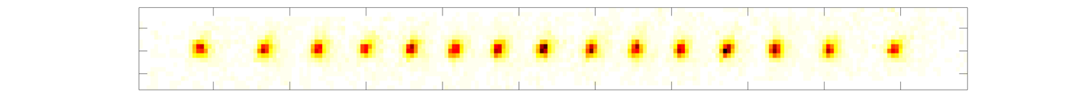 String of fifteen laser-cooled calcium ions